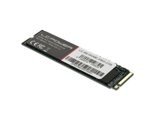 SSD LC-Power Flash Phenom Pro, M.2, 2TB NVMe, 3D Nand TLC, 3400/2750 MB/s, Ret.