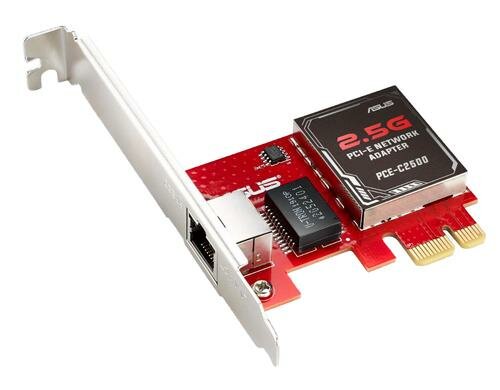 Asus PCE-C2500: 2.5Gbps Netzwerkkarte backward compatibility