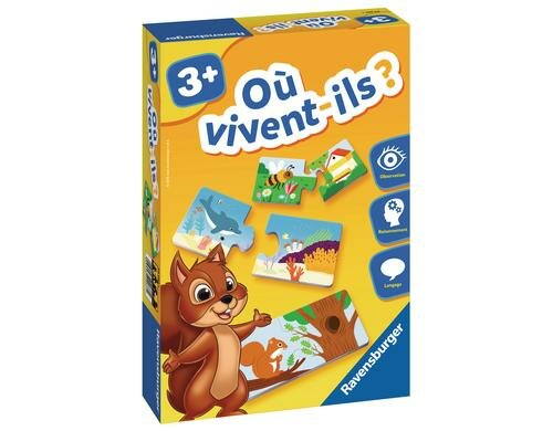 Où vivent-ils ?16 Französisch, Alter: 4-7