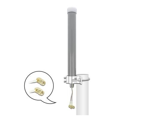 Delock LTE & WLAN-Antenne, 1xSMA, 1xRP-SMA 2x20cm, Outdoor,2-3dBi