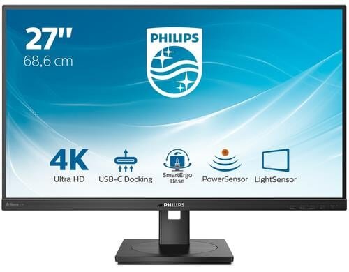 Philips 279P1/00 27, 3840 x 2160, IPS IPS, DP, HDMI, USB-C, 4 ms, Lautsprecher