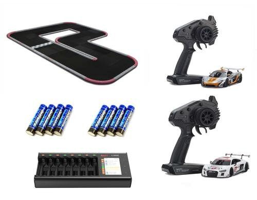 Kyosho Mini-Z Track50  Kit 1x Track 50,2x Mini-Z, 1x Charger, 2x Akkus