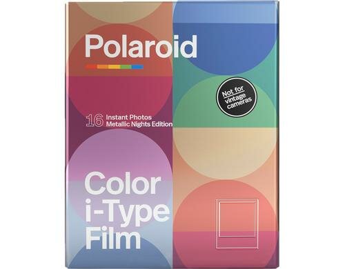 Polaroid Originals Film i-Type Color Metallic Nights, 2x 8 Photos
