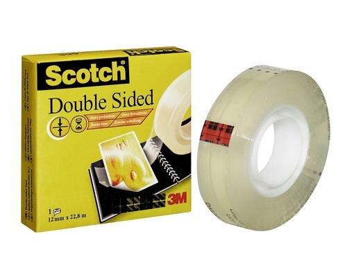 3M Scotch Klebeband doppelseitig 12 mm x 22.8 m, 1 Rolle