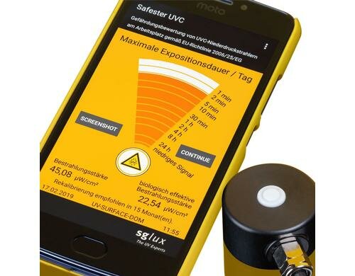 Safester UV-C misst UV-C Strahlen, inkl Koffer