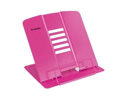 Herma Leseständer Pink Grösse 19.8x19x15.7 cm, Metall, verstellbar