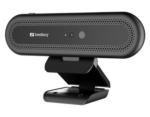 SANDBERG USB WEBCAM FACE RECOGNITION 1080p, Gesichtserkennung, Stereo Mikrofon