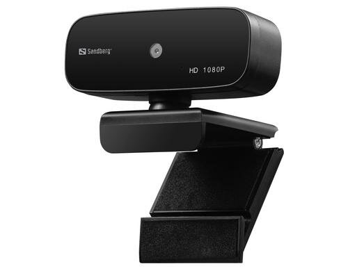 SANDBERG USB WEBCAM AUTOFOCUS 1080p, Mikrofon, Autofokus,
