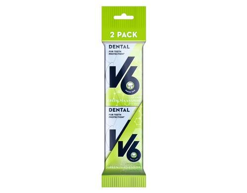 V6 Dental Green Tea Jasmine Box 48g