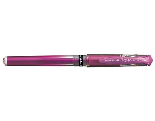 UNIBALL SIGNO Broad Gel-Roller 1mm, metallic rosa
