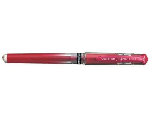 UNIBALL SIGNO Broad Gel-Roller 1mm, metallic rot
