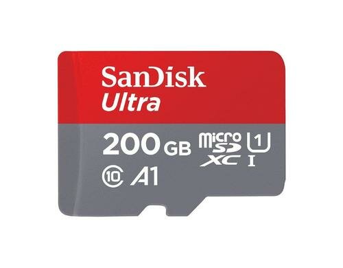 SanDisk microSDXC Card Ultra 200GB UHS-I U1, Lesen 120MB/s, inkl. SD-Adapter