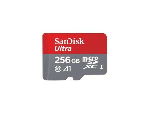SanDisk microSDXC Card Ultra 256GB UHS-I U1, Lesen 120MB/s, inkl. SD-Adapter