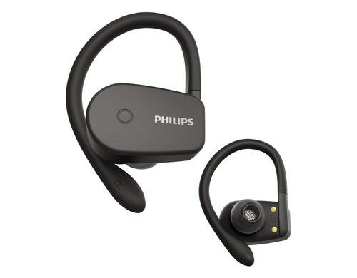Philips TAA5205BK/00, In-Ear Sportkopfhörer Wireless, Ladecase, IPX7, bis zu 20h Akku m