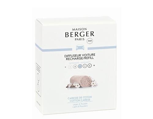 MAISON BERGER Refill für Autodiffusor Caresse de coton, 2 Stück