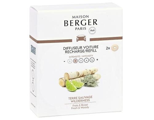 MAISON BERGER Refill für Autodiffusor Terre Sauvage, 2 Stück
