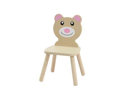Spielba Stuhl Bär pink 33x31x55