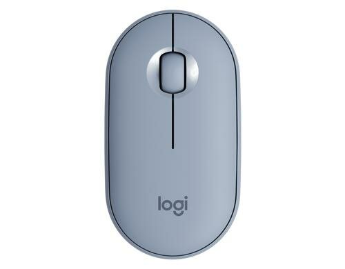 Logitech Pebble M350 blue grey USB 2.4GHz, Bluetooth