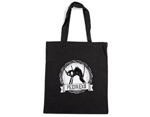 Pechkeks Stofftasche Pechkatze 40.5 x 37.5 cm, Baumwolle