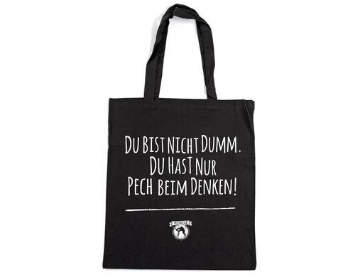 Pechkeks Stofftasche Pech beim denken 40.5 x 37.5 cm, Baumwolle