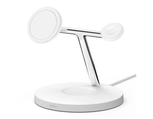 Belkin 3-in-1 Ladgegerät MagSafe weiss für Apple Geräte